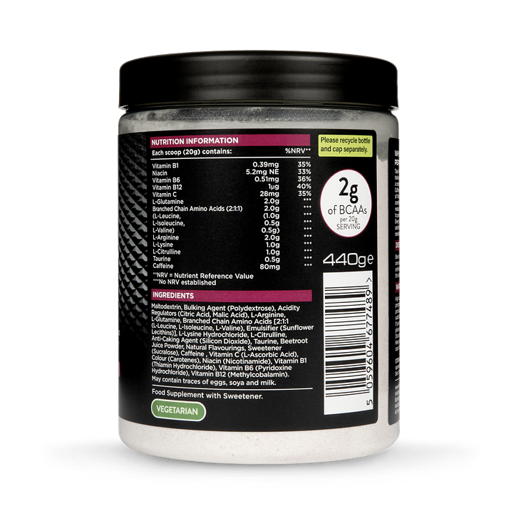 Performance Pre Workout Apple & Blackcurrant 440g image 2