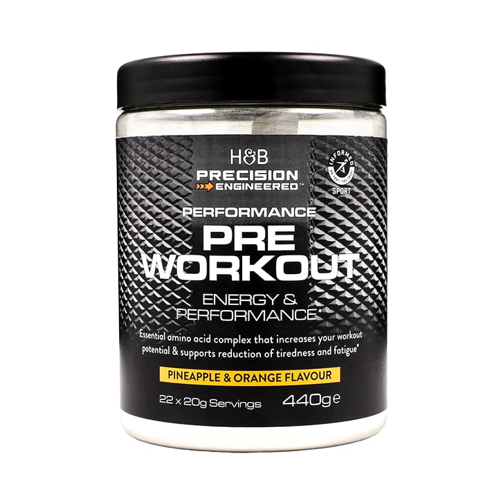 Performance Pre Workout Pineapple & Orange 440g image 1