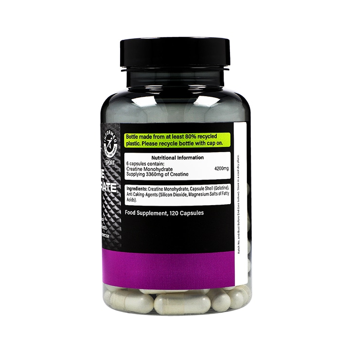 Creatine Monohydrate 700mg 120 Capsules image 2