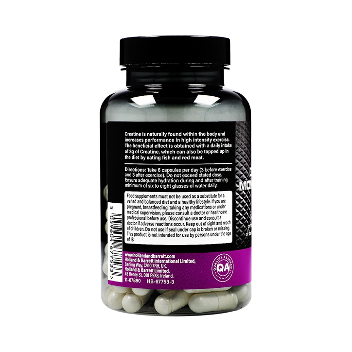 Creatine Monohydrate 700mg 120 Capsules image 3