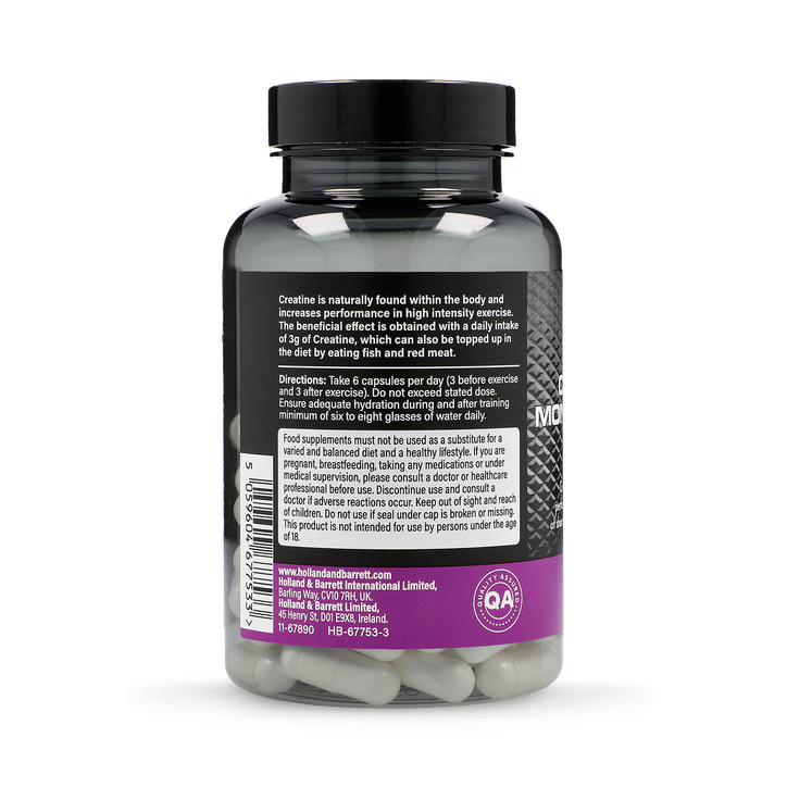 Creatine Monohydrate 700mg 120 Capsules image 3