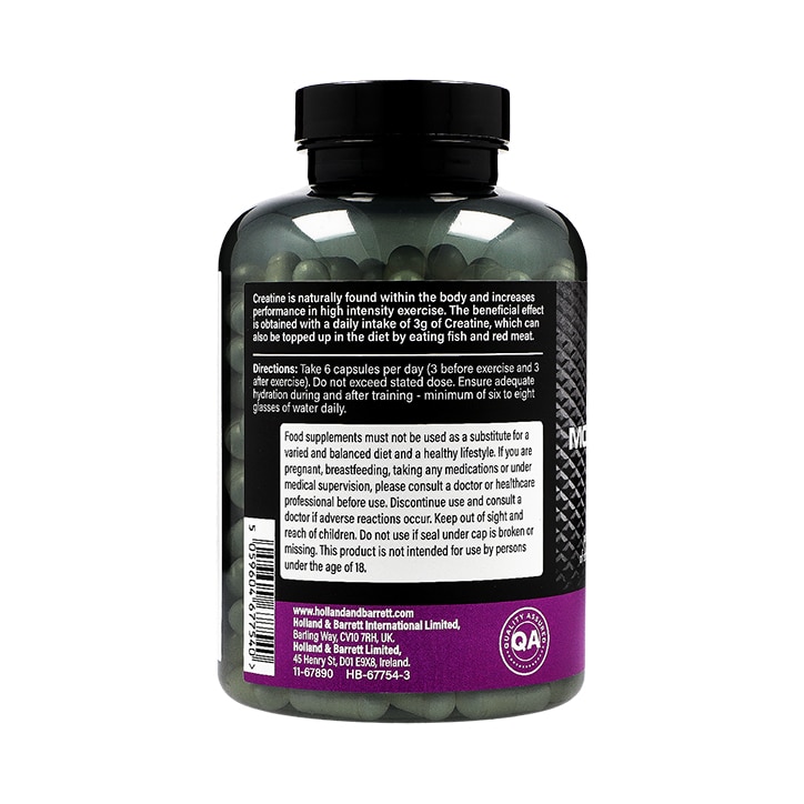 Creatine Monohydrate 700mg 240 Capsules image 2