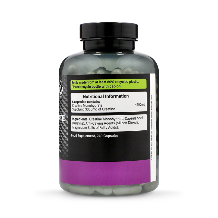Creatine Monohydrate 700mg 240 Capsules image 2