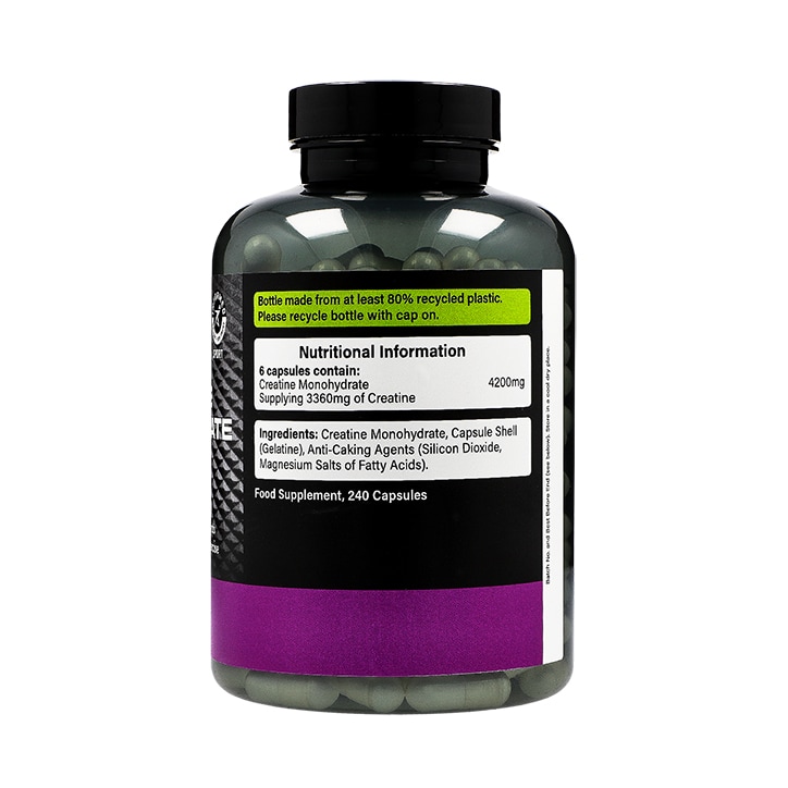 Creatine Monohydrate 700mg 240 Capsules image 3