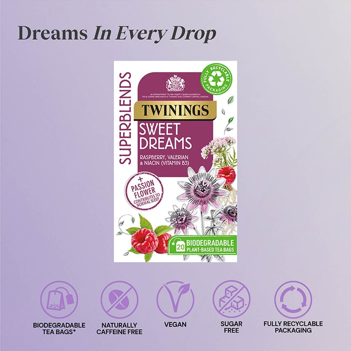 Twinings Superblends Sweet Dreams Tea 20 Tea Bags image 3