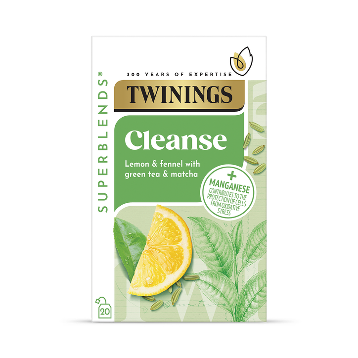 Twinings Superblends Cleanse Matcha Tea 20 Tea Bags