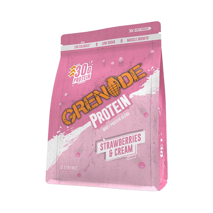 Grenade Whey Protein Strawberry & Cream 2kg image 1