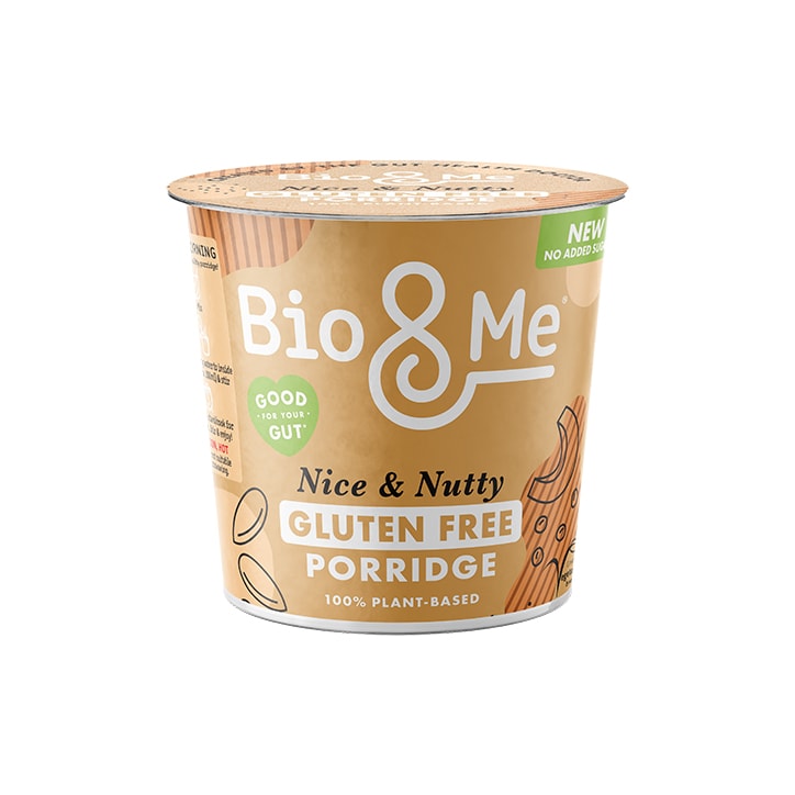Bio&Me Nice & Nutty Gut-Loving Gluten Free Porridge Pot 58g-1