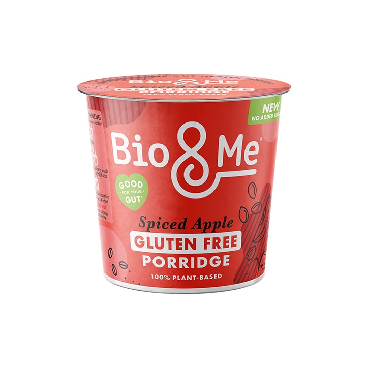 Bio&Me Spiced Apple Gut-Loving Gluten Free Porridge Pot 58g-1