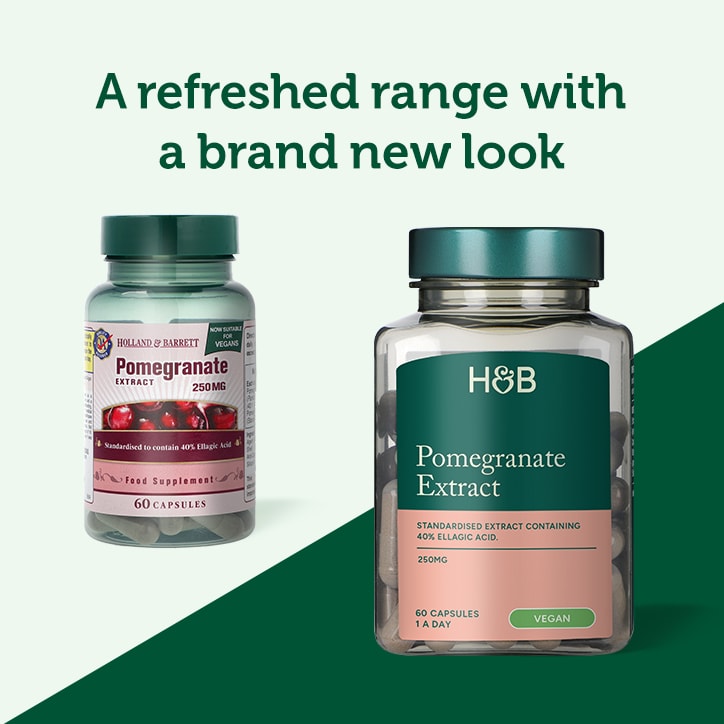 Holland & Barrett Pomegranate 250mg 60 Capsules image 3