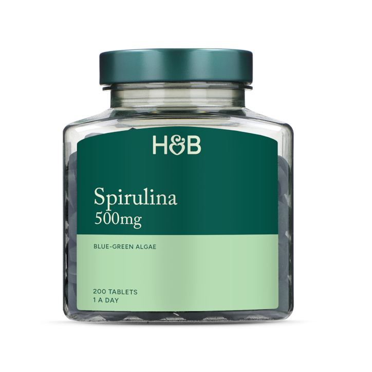 Holland & Barrett Spirulina 500mg 200 Tablets image 2