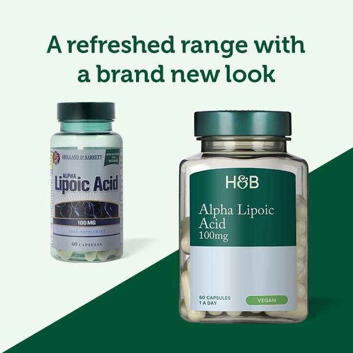 Holland & Barrett Alpha Lipoic Acid 100mg 60 Capsules image 4