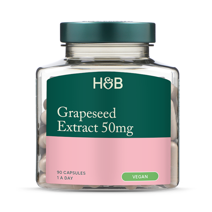 Holland & Barrett Grapeseed Extract 50mg 90 Capsules image 1