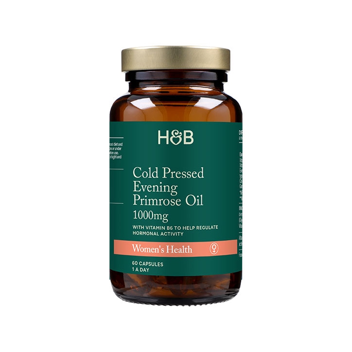 Holland & Barrett Cold Pressed Evening Primrose Oil 1000mg 60 Capsules image 1