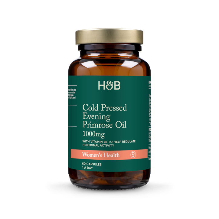 Holland & Barrett Cold Pressed Evening Primrose Oil 1000mg 60 Capsules image 2