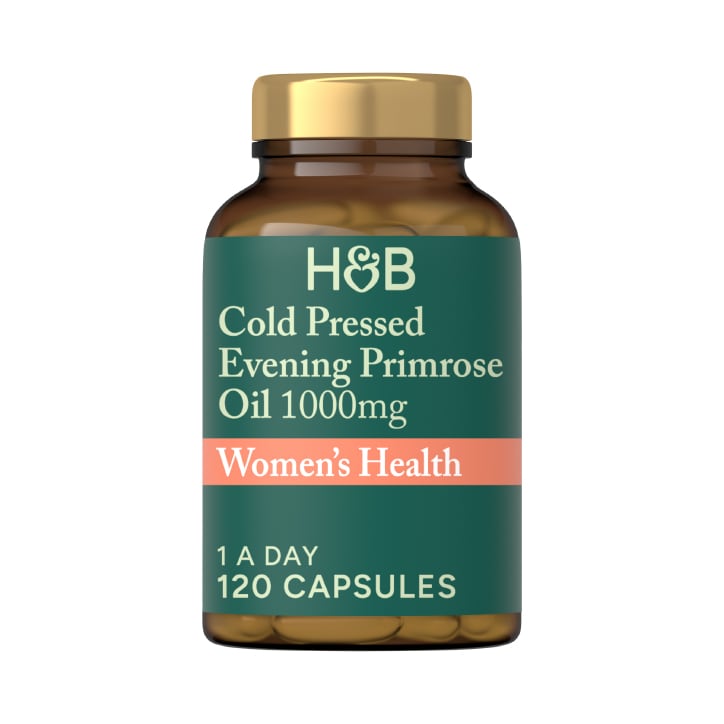 Holland & Barrett Cold Pressed Evening Primrose Oil 1000mg 120 Capsules image 1