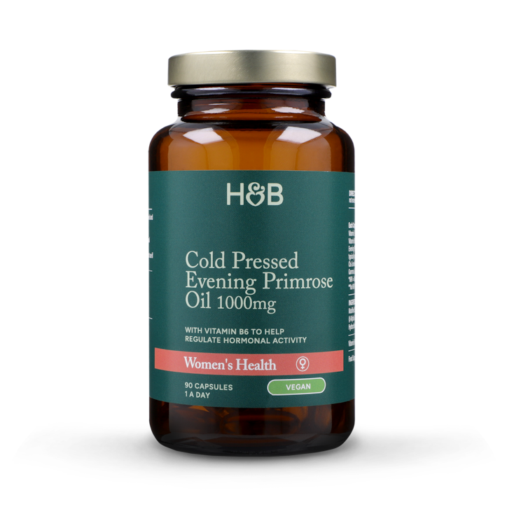 Holland & Barrett Vegan Cold Pressed Evening Primrose Oil 1000mg 90 Capsules image 2