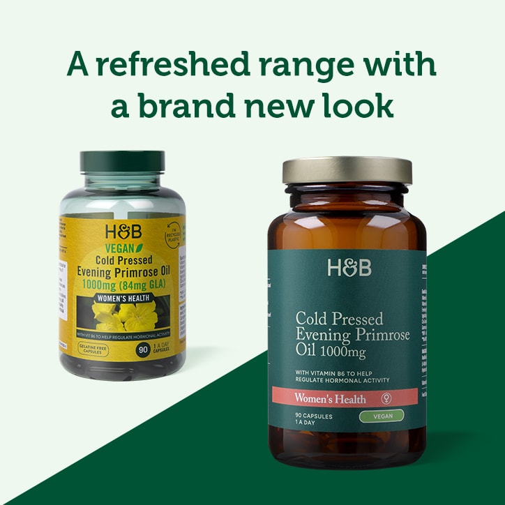 Holland & Barrett Vegan Cold Pressed Evening Primrose Oil 1000mg 90 Capsules image 5