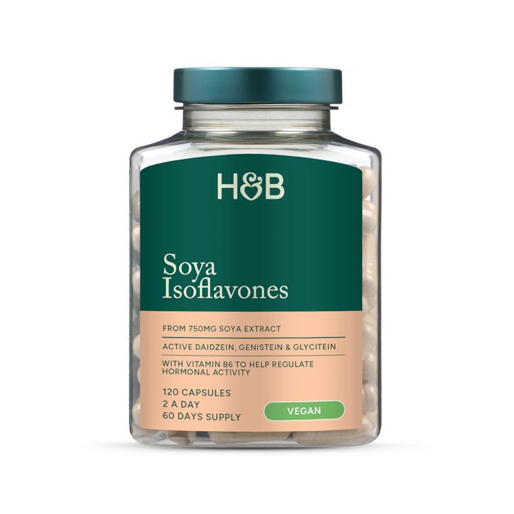 Holland & Barrett Soya Isoflavones 750mg 120 Capsules image 2