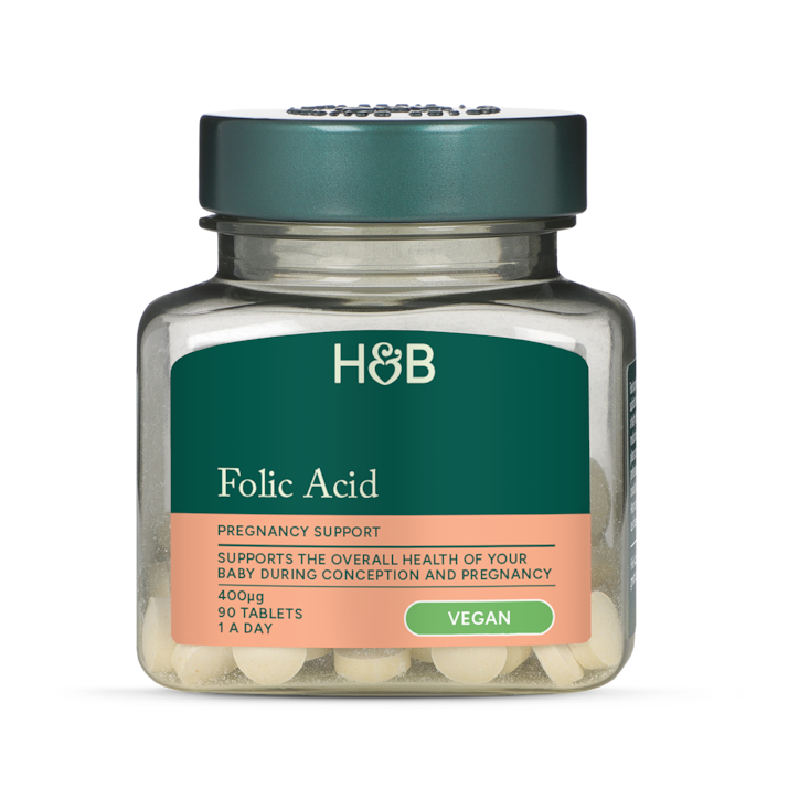 Holland & Barrett Folic Acid 400ug 90 Tablets