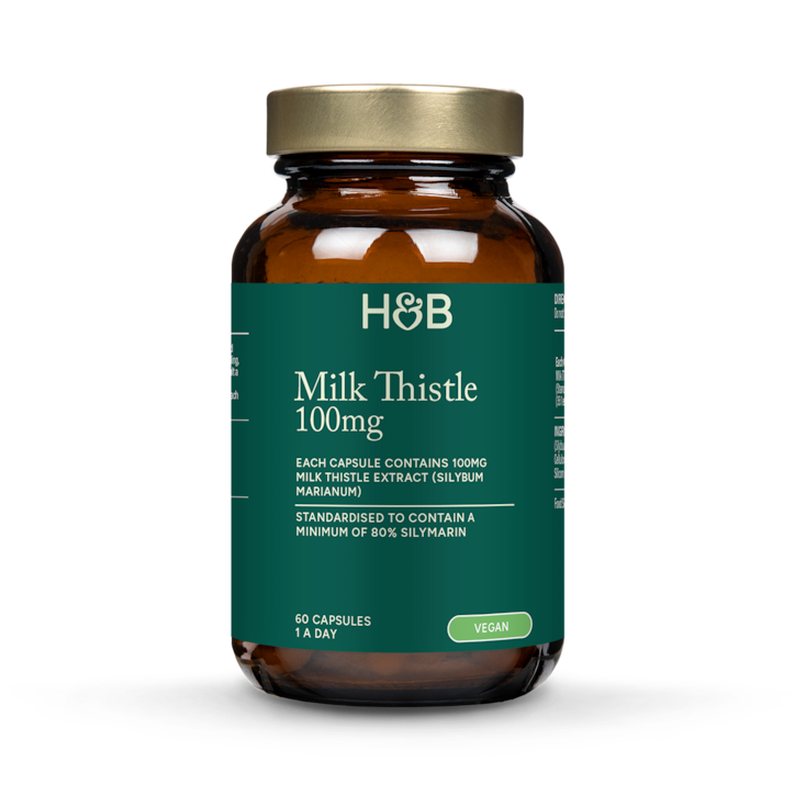 Holland & Barrett Milk Thistle 100mg 60 Capsules image 2