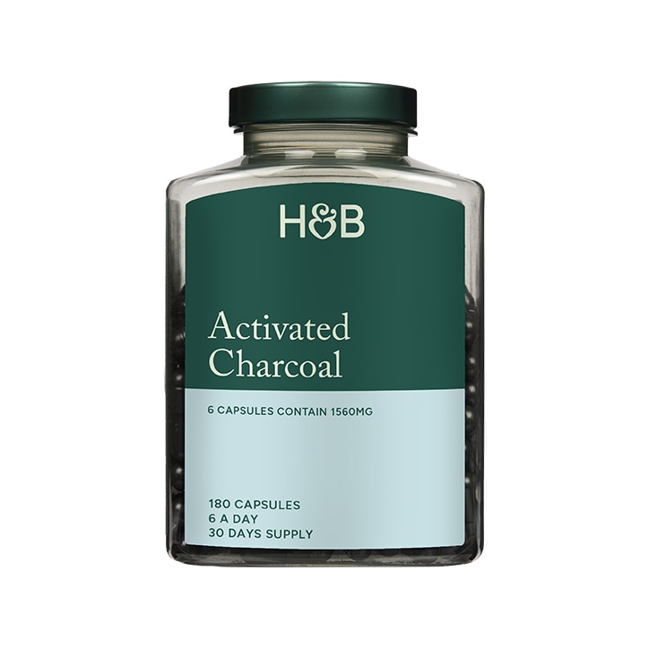 Holland & Barrett Activated Charcoal 120 Capsules image 2