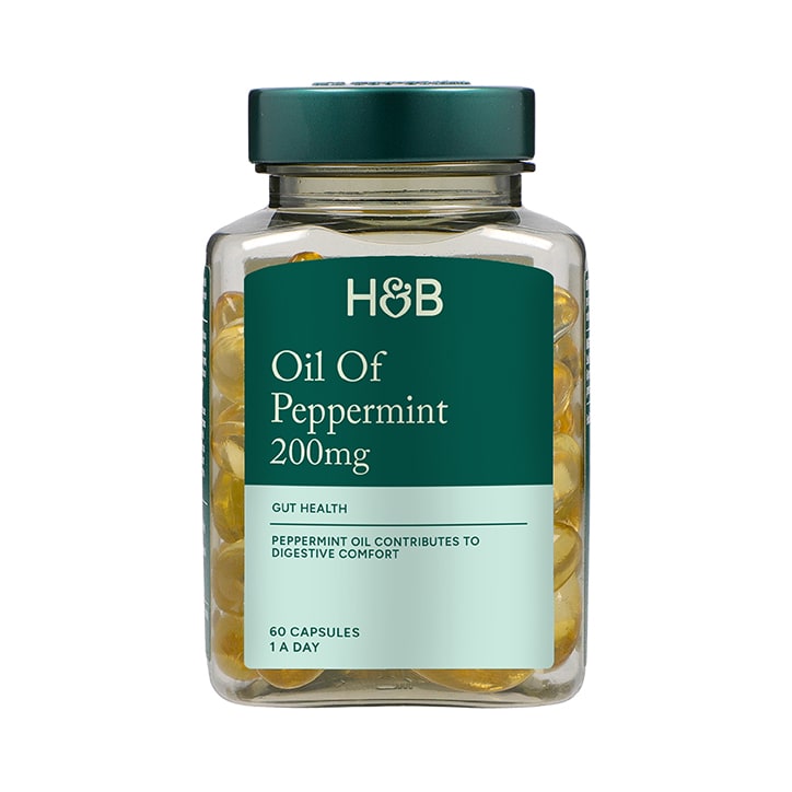 Holland & Barrett Oil of Peppermint 200mg 60 Capsules image 2