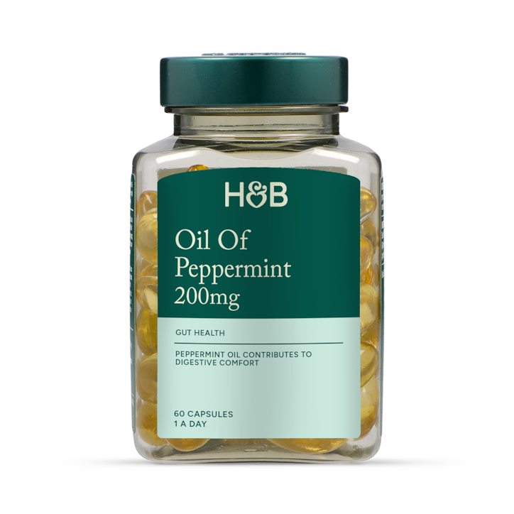 Holland & Barrett Oil of Peppermint 200mg 60 Capsules image 2