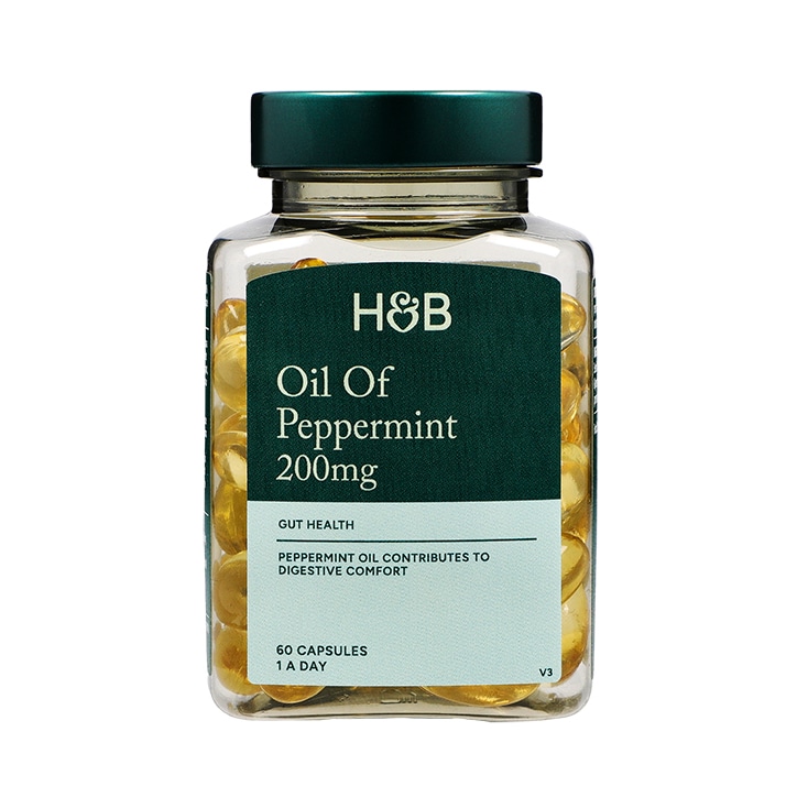 Holland & Barrett Oil of Peppermint 200mg 60 Capsules image 3