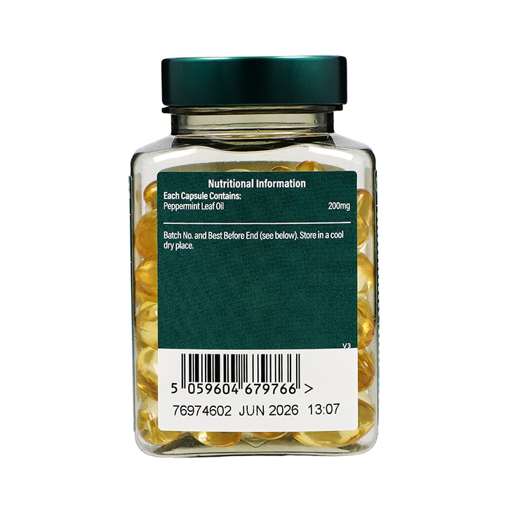 Holland & Barrett Oil of Peppermint 200mg 60 Capsules image 4