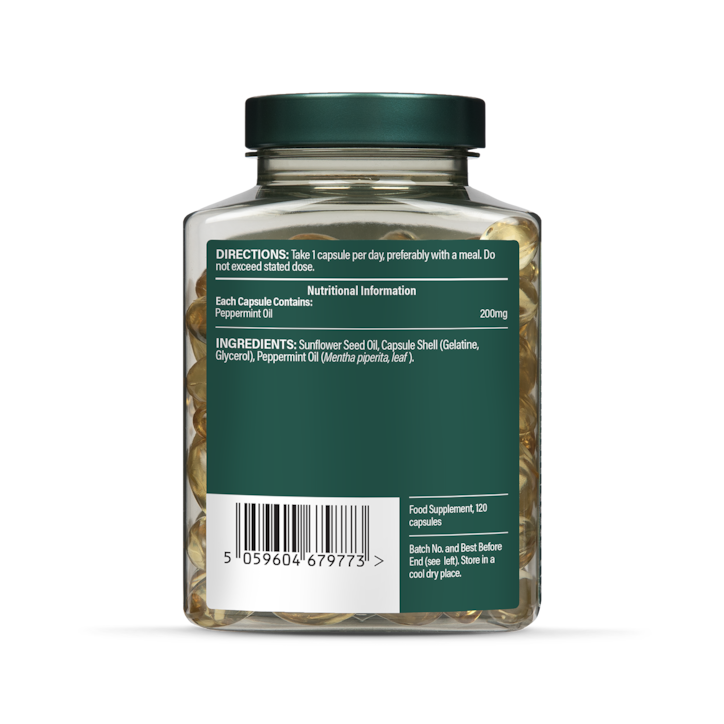 Holland & Barrett Oil of Peppermint 120 Capsules image 3