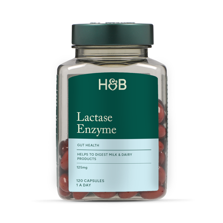 Holland & Barrett Lactase Enzyme 125mg 120 Capsules image 2