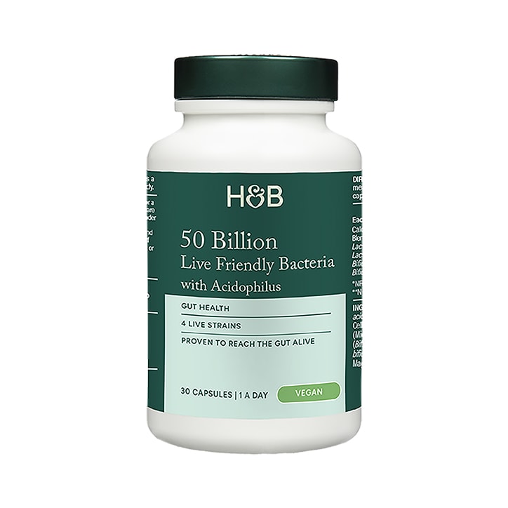 Holland & Barrett Friendly Bacteria 50 Billion 30 Capsules image 2