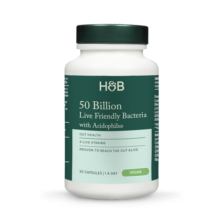 Holland & Barrett Friendly Bacteria 50 Billion 30 Capsules image 2