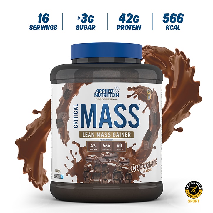 Applied Nutrition Critical Mass Gainer Chocolate 2.40kg image 4