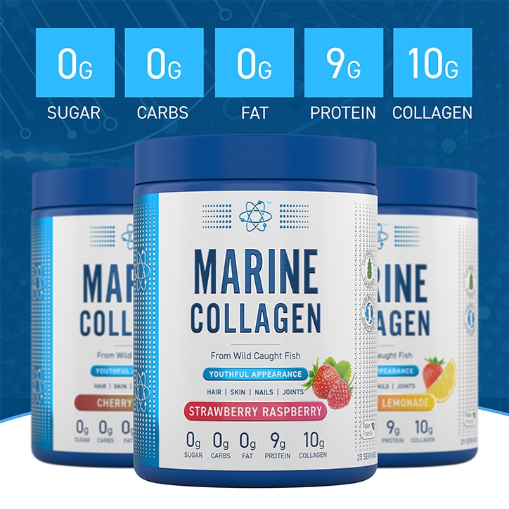 Applied Nutrition Marine Collagen Strawberry Raspberry 300g |Holland ...