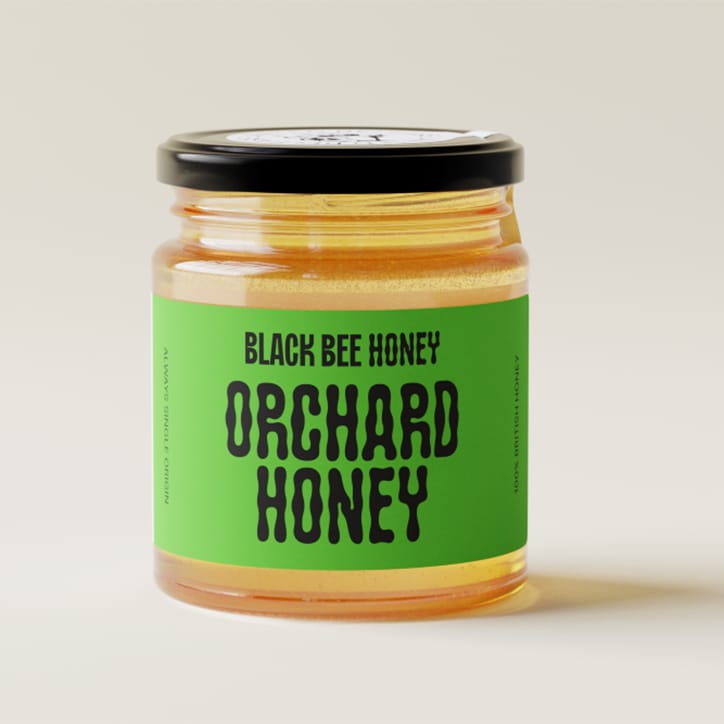 Black Bee British Orchard Honey 227g image 2