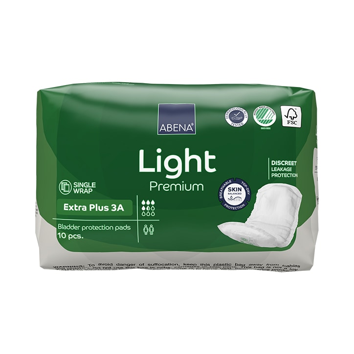 Abena Light Extra Plus 3A, 650ml Absorbency, 20 Incontinence Pads image 1