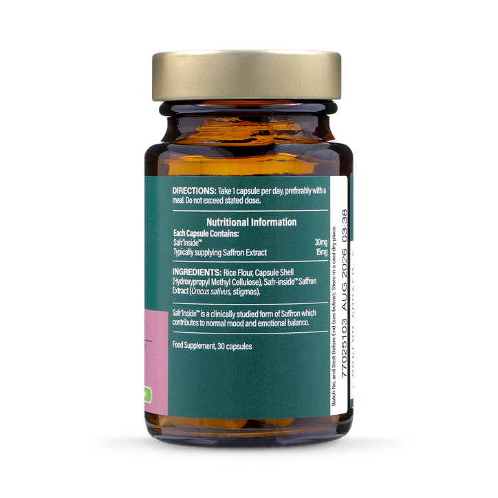 Holland & Barrett Saffron 30mg 30 Capsules image 2