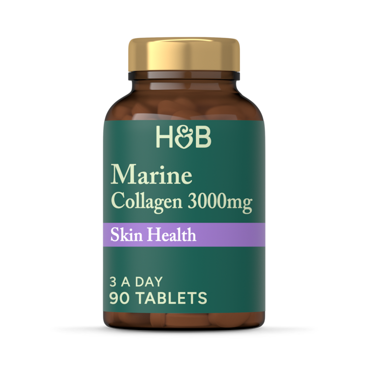 Holland & Barrett Marine Collagen with Vitamin C 90 Tablets image 1