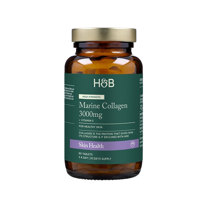 Holland & Barrett Marine Collagen with Vitamin C 90 Tablets image 2