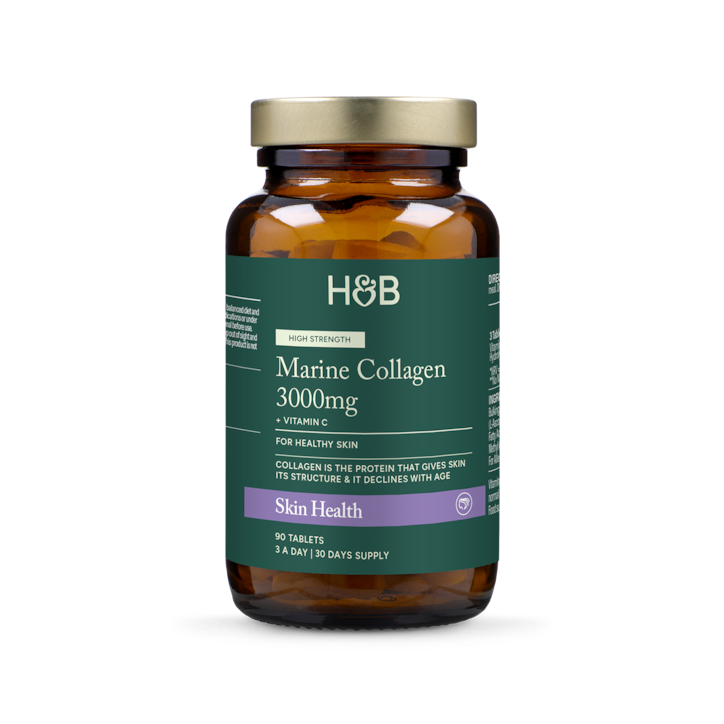 Holland & Barrett Marine Collagen with Vitamin C 90 Tablets image 2