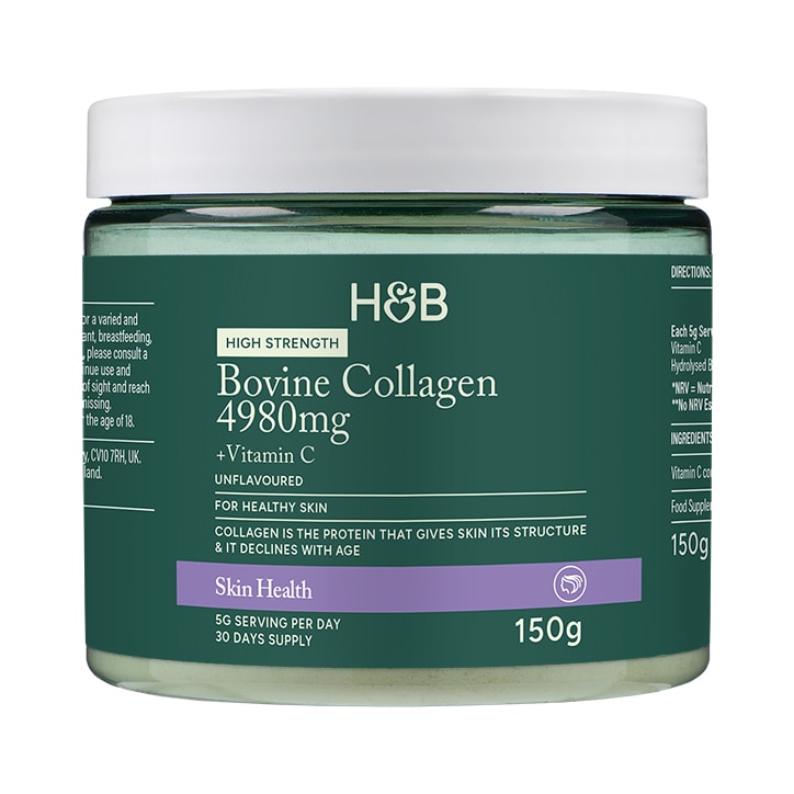 Holland & Barrett Bovine Collagen Unflavoured Powder 150g image 1