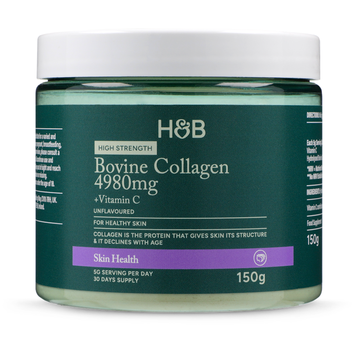 Holland & Barrett Bovine Collagen Unflavoured Powder 150g image 1