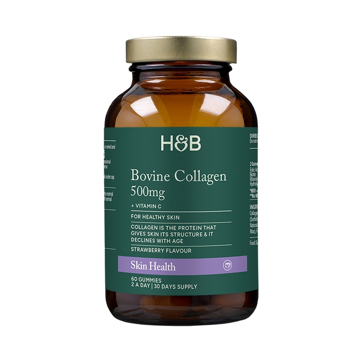 Holland & Barrett Bovine Collagen Strawberry 60 Gummies image 1