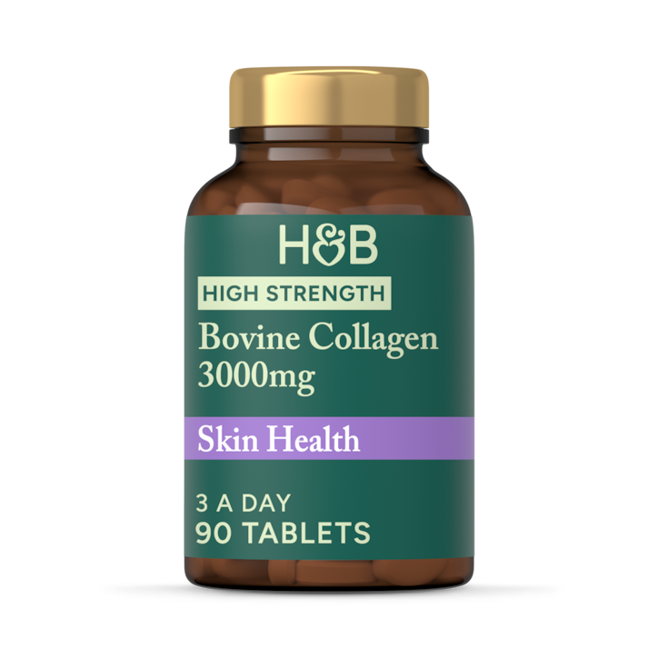 Holland & Barrett Bovine Collagen 3000mg 90 Tablets image 1