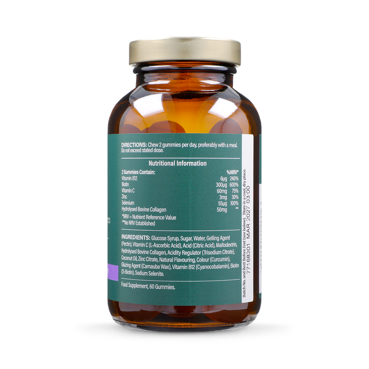 Holland & Barrett Hair Vitamin Pineapple Flavour 60 Gummies image 2