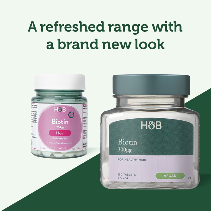 Holland & Barrett Biotin 120 Tablets 300ug image 3