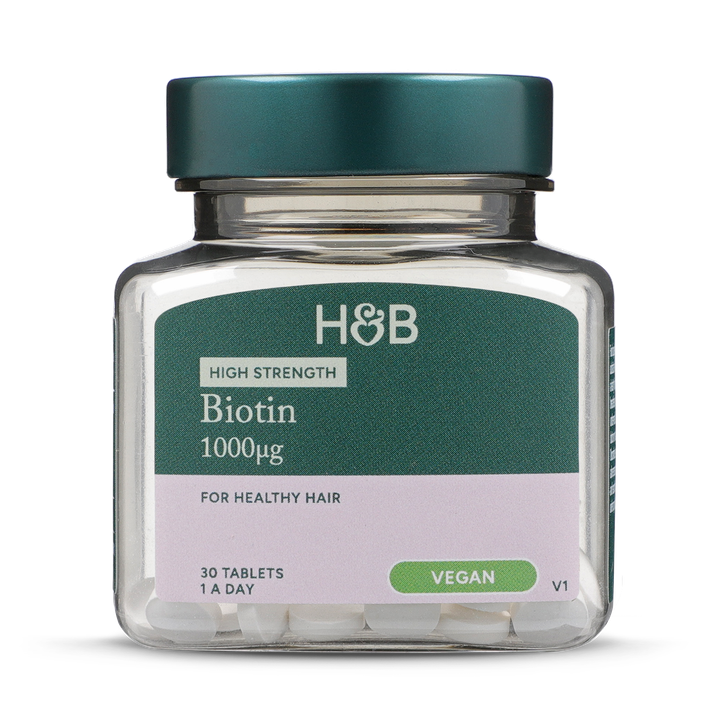 Holland & Barrett Biotin 1000ug 30 Tablets image 1