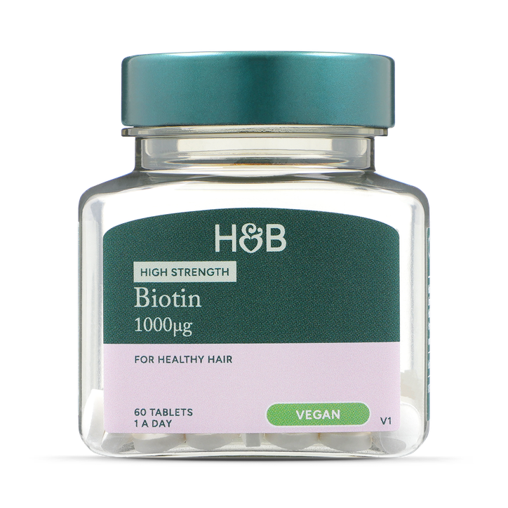 Holland & Barrett Biotin 1000Ug 60 Tablets